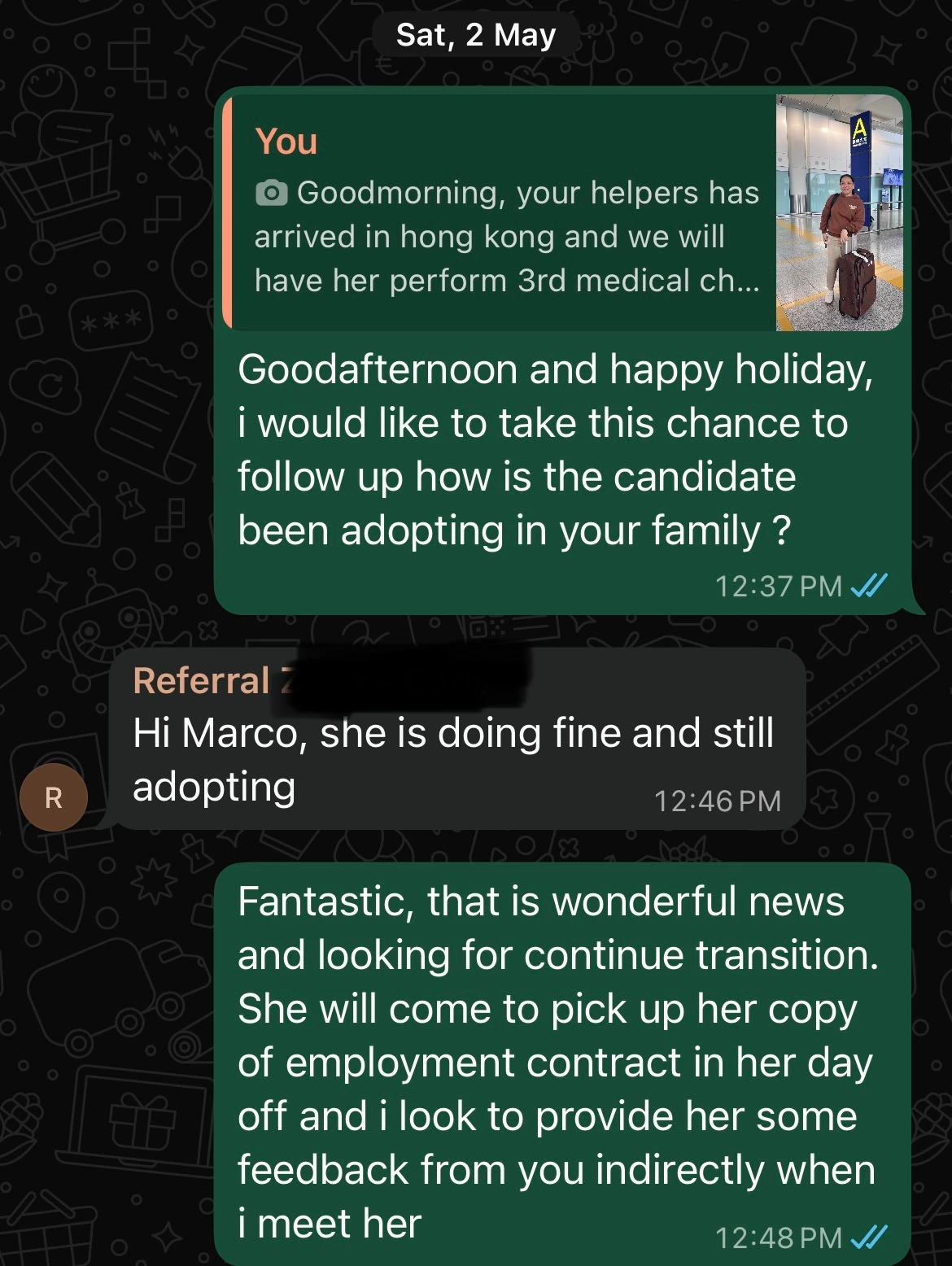 Customer review