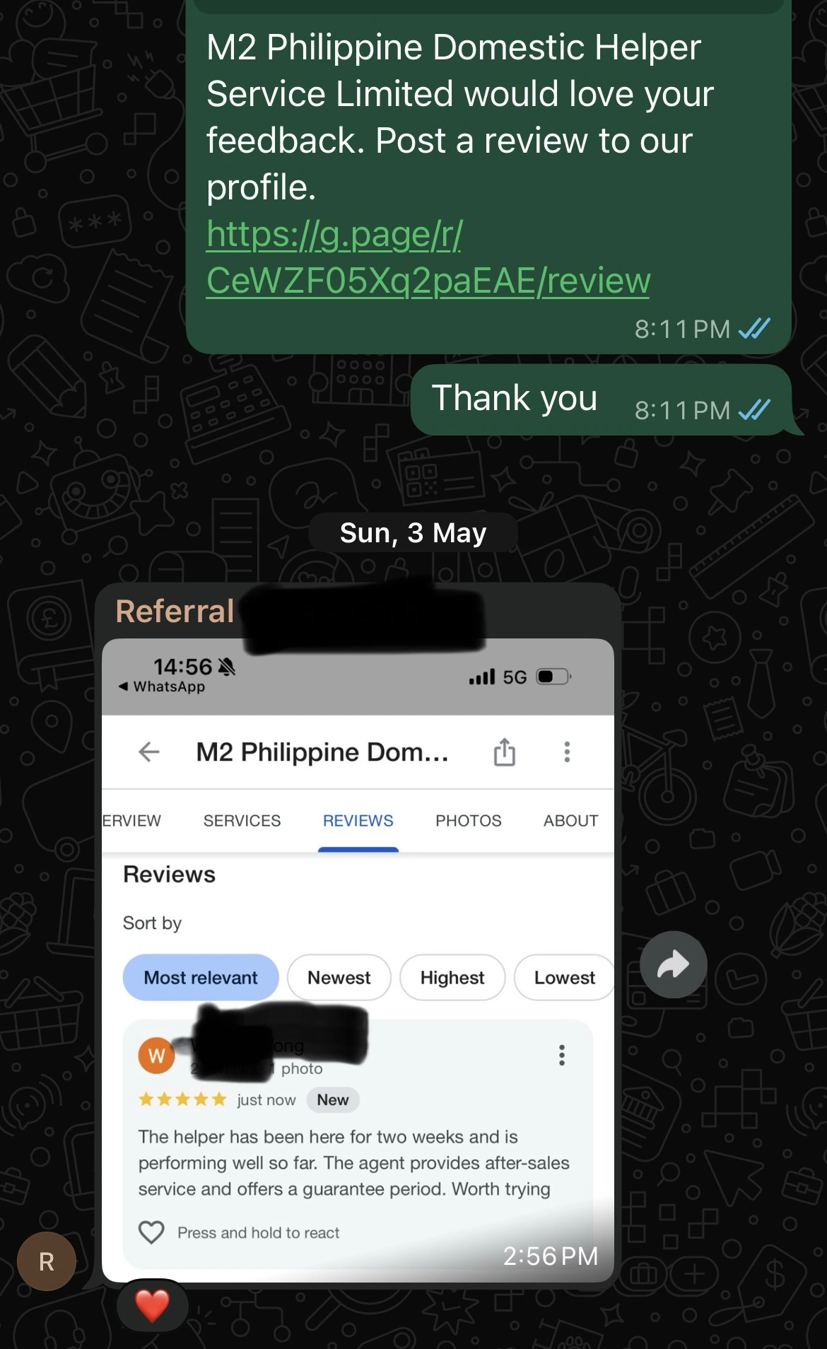 Customer review 2